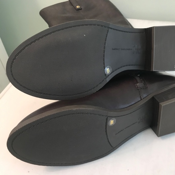 NWT INC leather brown high boots - Picture 7 of 9